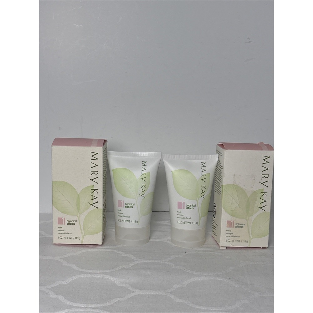 2 Lot Mary Kay Botanical Effects Formula 1 Mask Full Size 4 oz New In Box - Picture 6 of 8